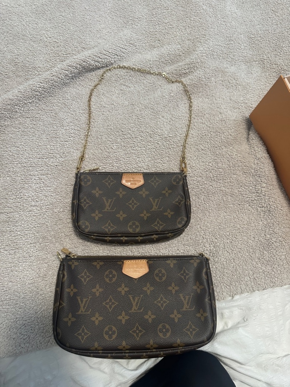 Louis Vuitton Monogram Multi Pochette with Pink Strap and Coin Pouch - Picture 8 of 13
